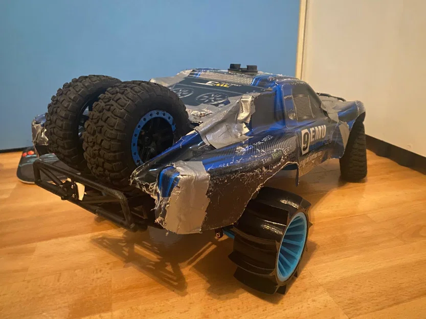 Giá treo bánh dự phòng kép cho xe điều khiển Traxxas Slash 2wd - Image 1