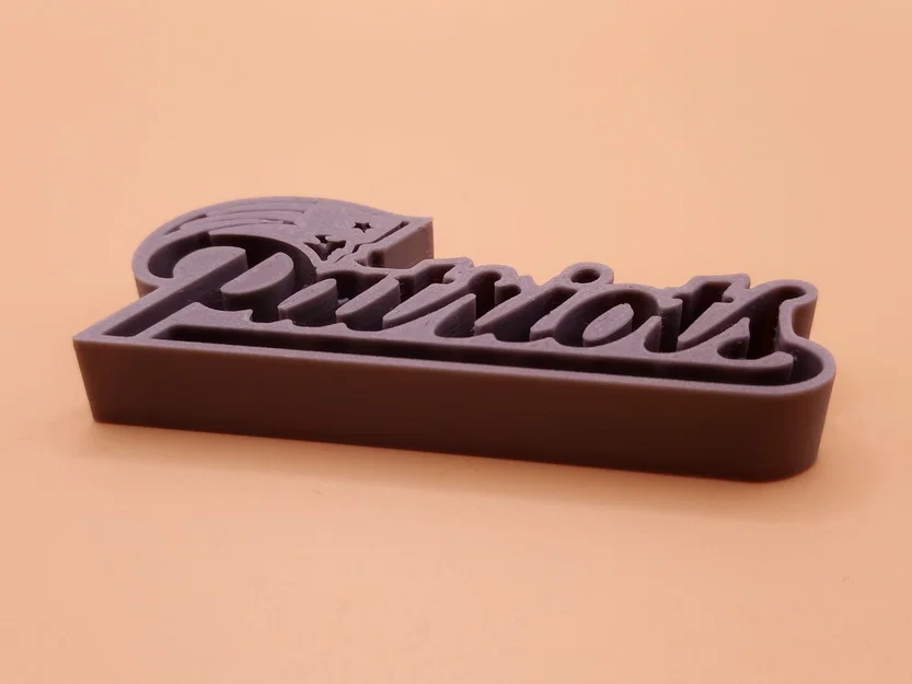 Mô hình Logo đội bóng Patriots in 3D trang trí bàn làm việc - Image 1