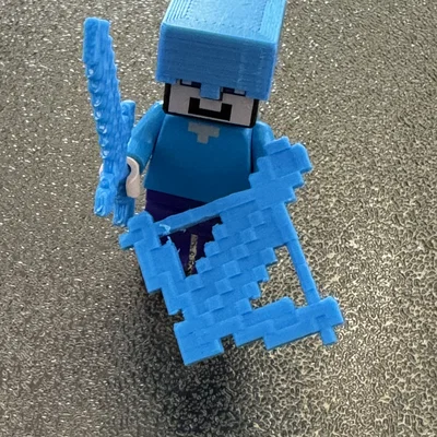 Vũ khí & dụng cụ Minecraft tương thích L.e.g.o (brick)