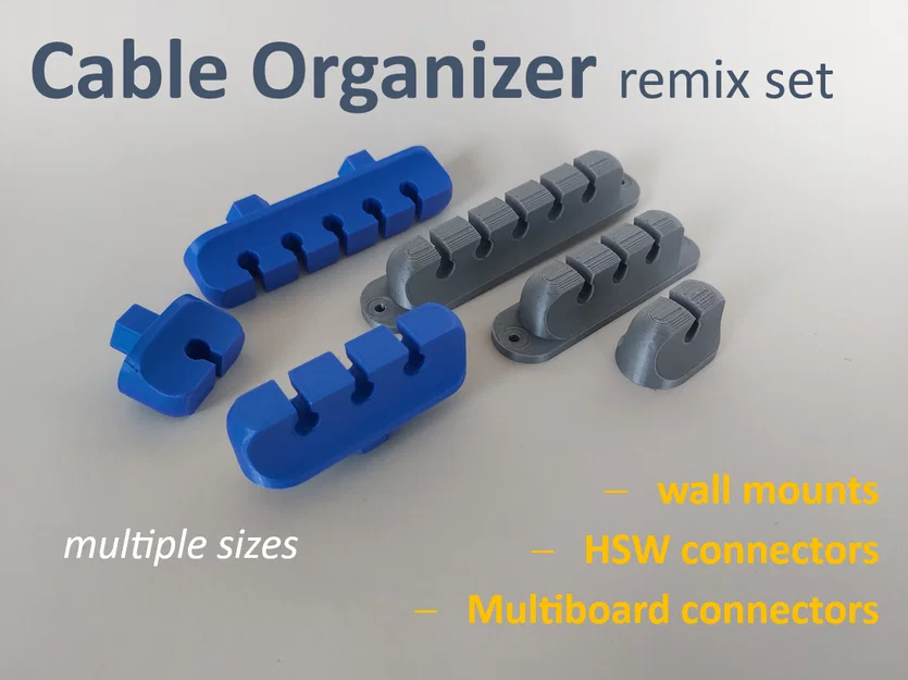 Mod Cable Organizer: Gắn tường | Honeycomb (HSW) | Multiboard - Image 1