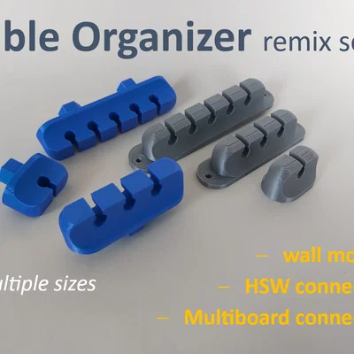 Mod Cable Organizer: Gắn tường | Honeycomb (HSW) | Multiboard