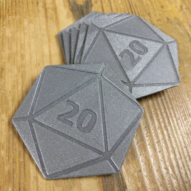 Lót Ly D20 (D20 Coasters) - Image 1