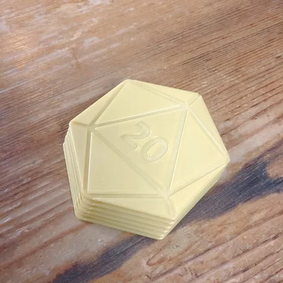 Lót Ly D20 (D20 Coasters)