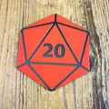 Lót Ly D20 (D20 Coasters) - Thumbnail 5
