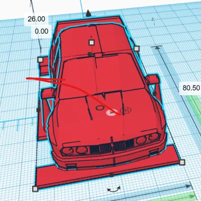 Mô hình thân xe BMW e30 in 3D cho xe điều khiển từ xa RC