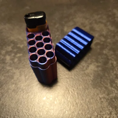 Hộp Đựng Thuốc Lá In 3D Đa Năng Có Ngăn Chứa Bật Lửa