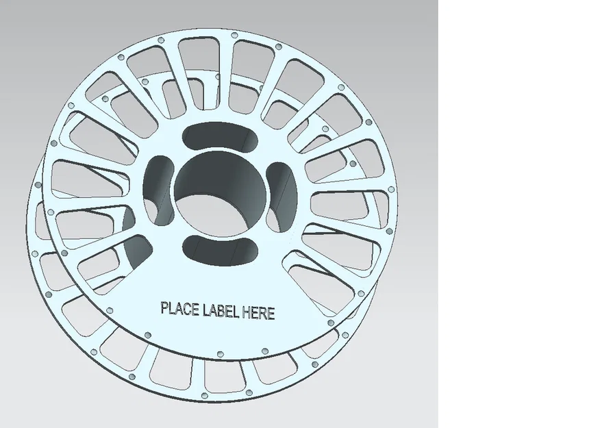 Cuộn spool filament tái sử dụng cho Inland và eSun (spoolless) - Image 1