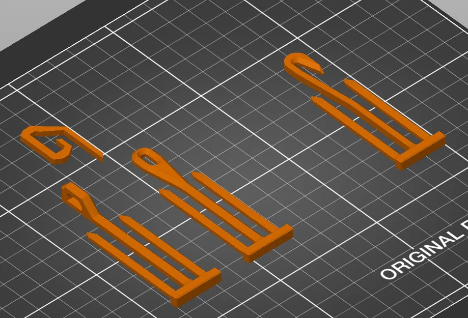 Móc cho băng xếp ly rèm (Hooks for Pleat Curtain Tape) - Image 2