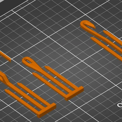 Móc cho băng xếp ly rèm (Hooks for Pleat Curtain Tape)