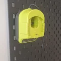Giá đỡ bộ sạc pin Ryobi cho bảng treo IKEA Skadis - Thumbnail 2