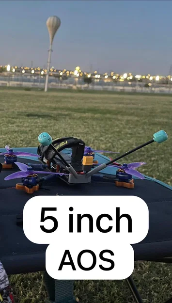 Giá đỡ anten kép Walksnail cho FPV Drone AOS 3.5 V5 và AOS 5 V5 - Image 1