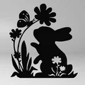 Tranh treo tường nghệ thuật hình chú thỏ Phục Sinh (Easter Bunny) - Thumbnail 1