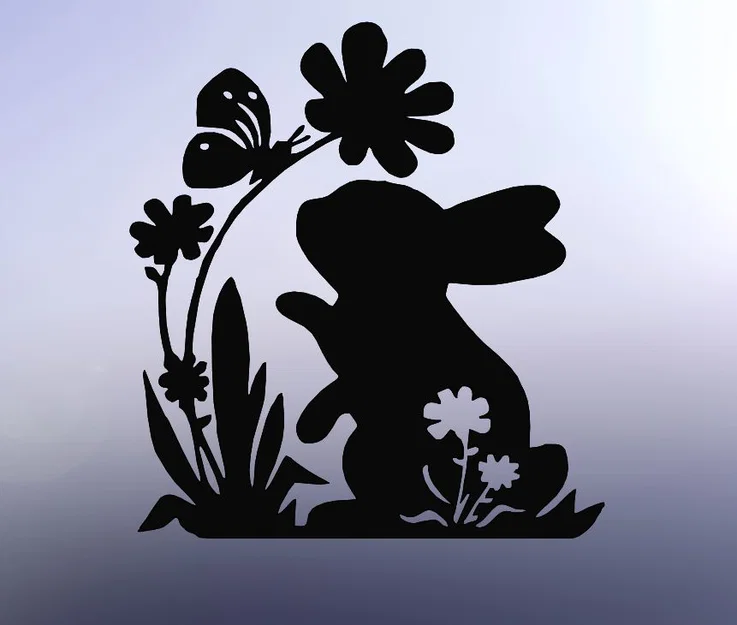 Tranh treo tường nghệ thuật hình chú thỏ Phục Sinh (Easter Bunny) - Image 2