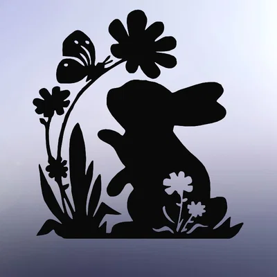 Tranh treo tường nghệ thuật hình chú thỏ Phục Sinh (Easter Bunny)