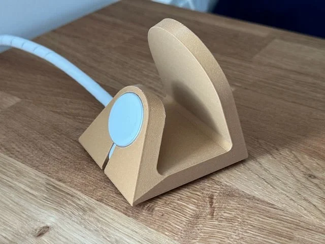 Đế sạc MagSafe kiểu đồng hồ báo thức cho iPhone & Apple Watch - Image 2