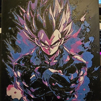 Vegeta Dragonball - HueForge
