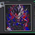 Vegeta Dragonball - HueForge - Thumbnail 2