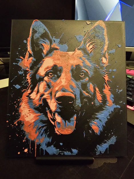 German Sheperd - HueForge - Image 1