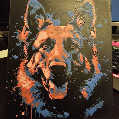 German Sheperd - HueForge