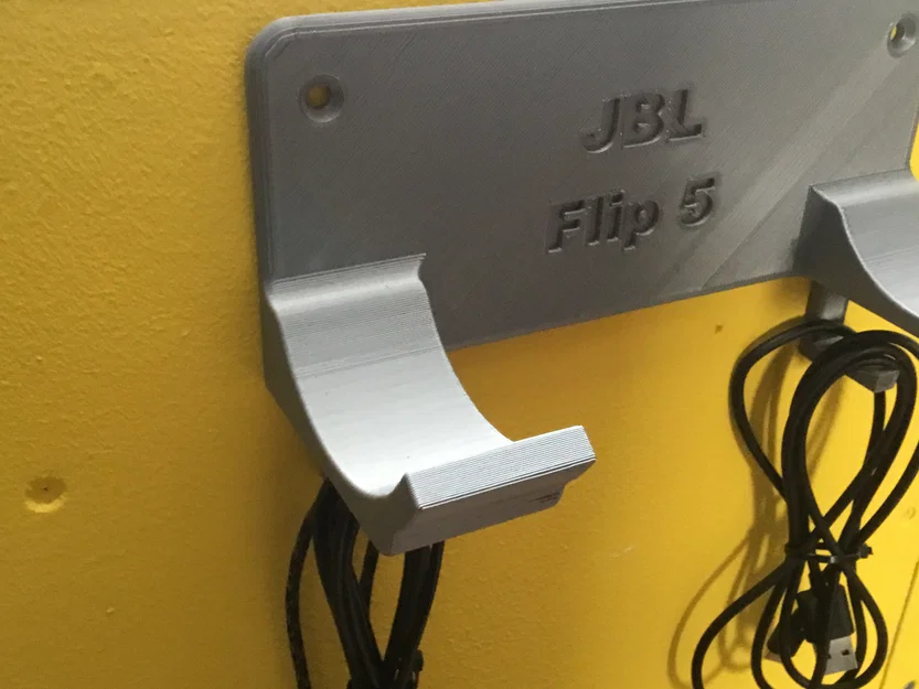 Giá treo tường JBL Flip 5 kèm móc treo cáp tiện ích 3D - Image 2