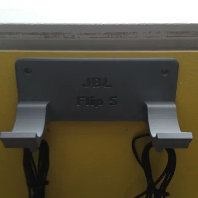 Giá treo tường JBL Flip 5 kèm móc treo cáp tiện ích 3D