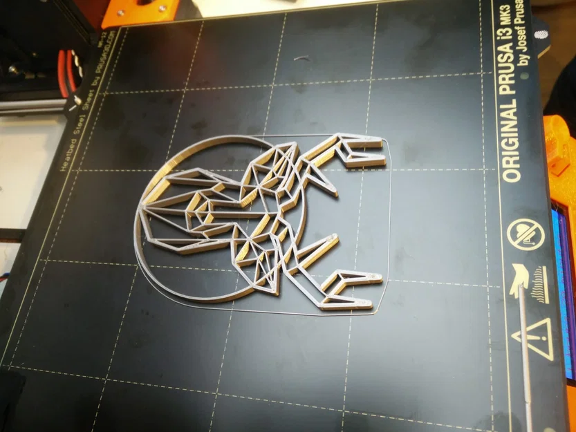 Bộ sưu tập mô hình động vật hình học treo tường hoặc làm đế lót ly 3D - Image 3