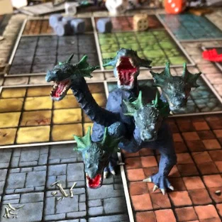 Mô hình Hydra D&D in 3D – Quái vật huyền thoại cho bàn cờ chiến thuật