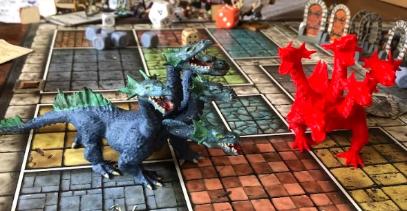 Mô hình Hydra D&D in 3D – Quái vật huyền thoại cho bàn cờ chiến thuật - Image 2