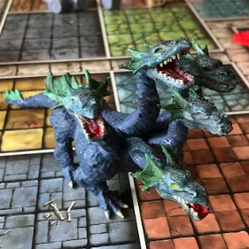 Mô hình Hydra D&D in 3D – Quái vật huyền thoại cho bàn cờ chiến thuật