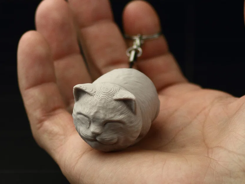 Hộp đựng kim chỉ hình Mèo ngủ (Sleeping Cat Needlecase) - Image 3