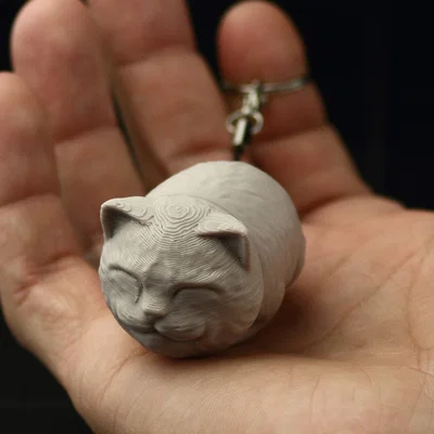 Hộp đựng kim chỉ hình Mèo ngủ (Sleeping Cat Needlecase)