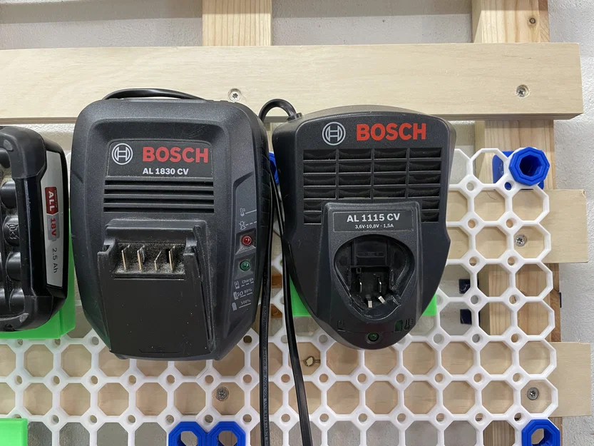 Giá treo bộ sạc Bosch 12V AL 1115 CV cho hệ thống Multiboard - Image 3