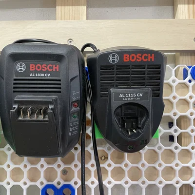 Giá treo bộ sạc Bosch 12V AL 1115 CV cho hệ thống Multiboard