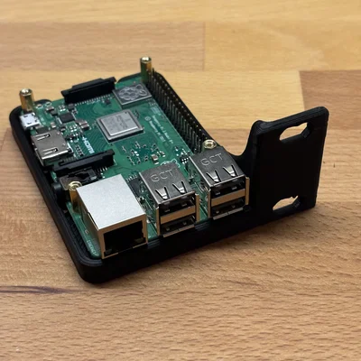 Giá đỡ Rack cho Raspberry Pi hỗ trợ ốc cấy nhiệt (Heat Set Inserts)