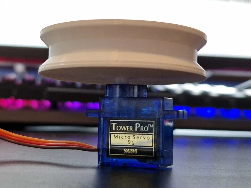 Phụ kiện gắn bánh xe/puly cho Servo - Image 2