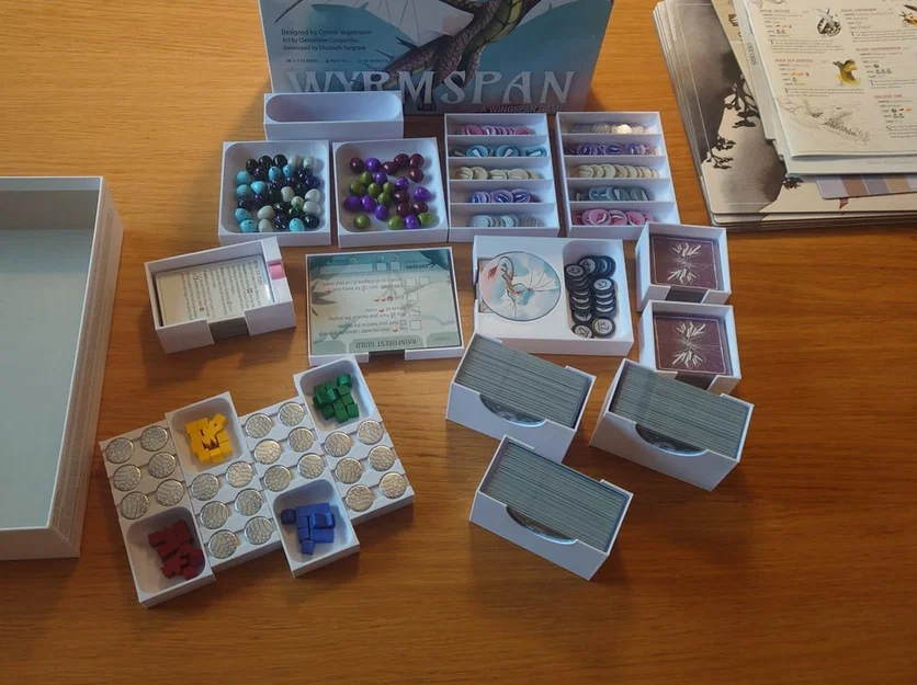 Khay đựng Wyrmspan dành cho bài có bọc sleeve dày - Image 2