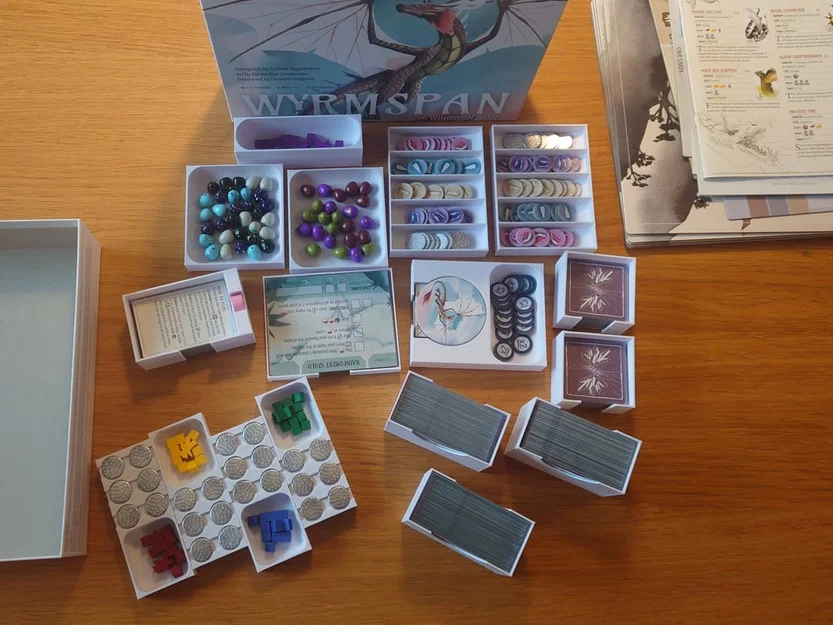 Khay đựng Wyrmspan dành cho bài có bọc sleeve dày - Image 3