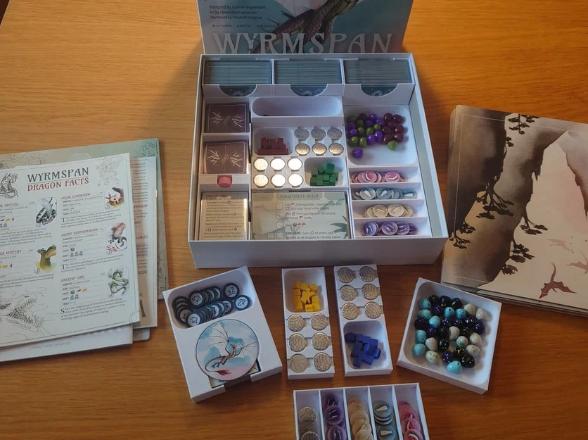 Khay đựng Wyrmspan dành cho bài có bọc sleeve dày - Image 4