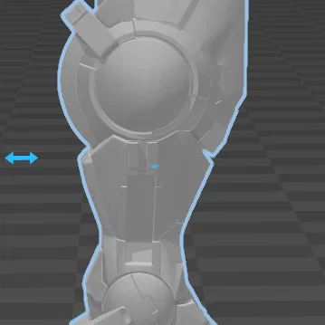 Mô hình bắp chân Mecha cho Dummy 13