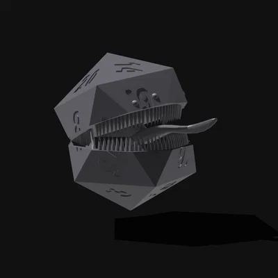 Mô hình xúc xắc Mimic (DnD Dice Mimic) in 3D độc đáo