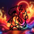 Tranh treo tường Charmeleon phong cách hình học - Thumbnail 1