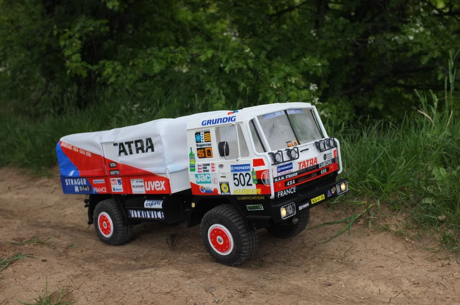 Mô hình xe tải RC Tatra T815 Dakar 1990 tỉ lệ 1:12 chi tiết - Image 1
