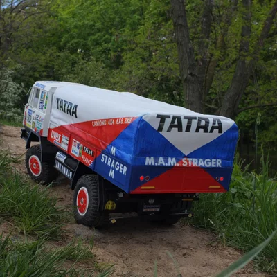 Mô hình xe tải RC Tatra T815 Dakar 1990 tỉ lệ 1:12 chi tiết