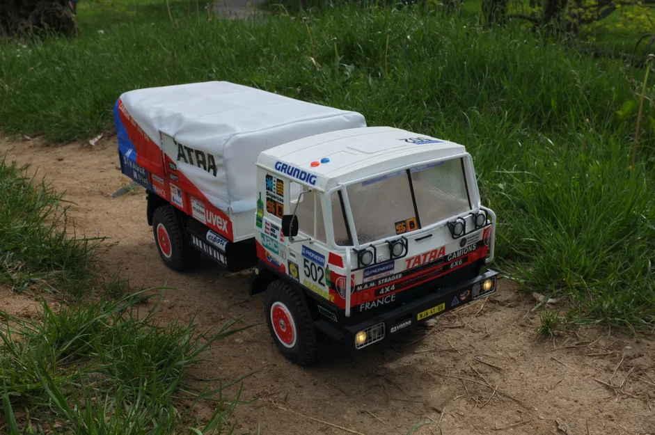 Mô hình xe tải RC Tatra T815 Dakar 1990 tỉ lệ 1:12 chi tiết - Image 7