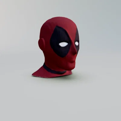 Mô hình mặt nạ Deadpool 3D - Tải file STL cực chất cho fan Marvel