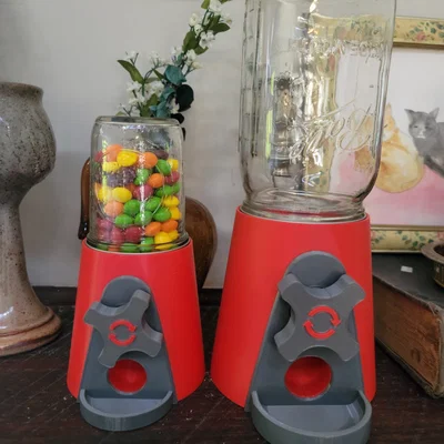 Máy Bán Kẹo Tự Chế Dùng Hũ Mason Jar Miệng Rộng