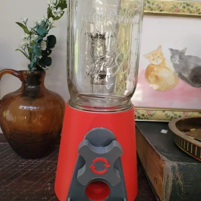 Máy Bán Kẹo Tự Chế Dùng Hũ Mason Jar Miệng Rộng