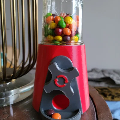 Máy đựng kẹo Mason Jar đơn giản - In nhiều màu không cần MMU