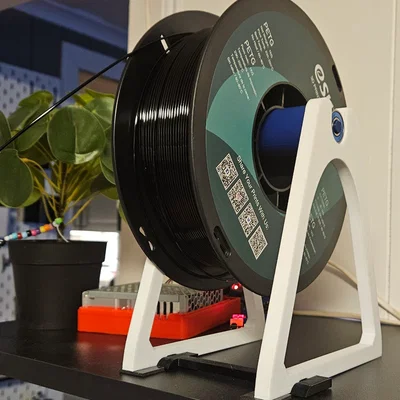 Giá đỡ cuộn nhựa in 3D thông minh sử dụng vòng bi 608 đơn giản