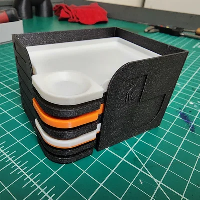 Trạm Pha Keo Epoxy Tối Giản (Semi-Disposable)